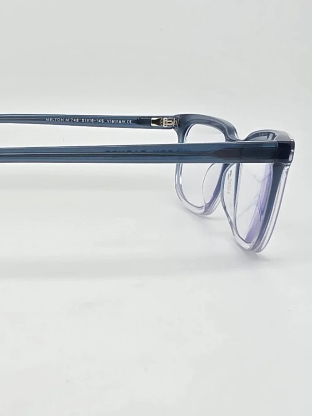 Warby Parker Melton M 748 Caspian Crystal Fade Eyeglasses Frame w Case 51-16-145